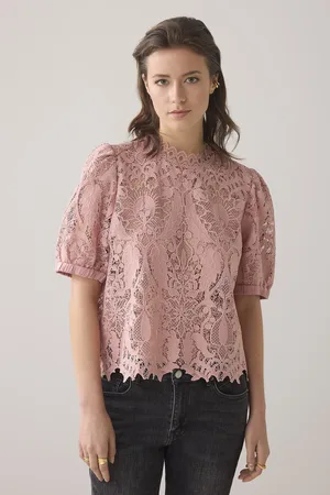 Summum Woman 2s3255-12182 short sleeve top lace