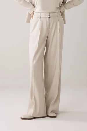 Summum Woman 4s2767-12157 trousers wide twill