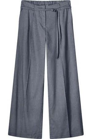 Summum Woman Trousers wide linen blend twill 4s2767-12157