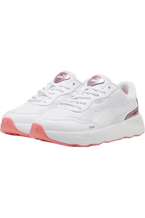PUMA Dames runtamed girlpower leren platform trainers