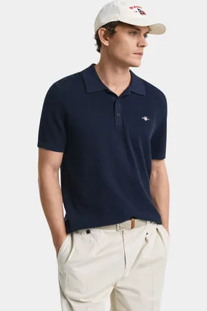 GANT Polo korte mouw micro textured cotton ss polo 8030242/433