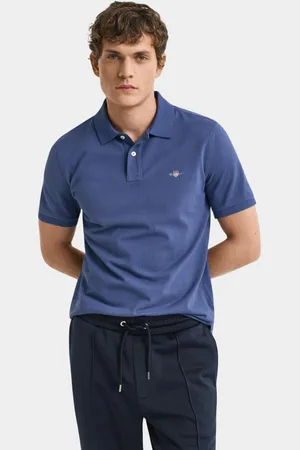 GANT Polo korte mouw reg shield ss pique polo 2210/401