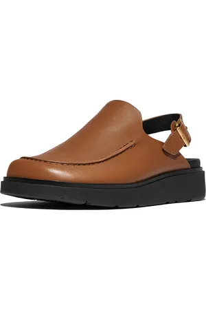 FitFlop Gen-ff leather back-strap moc mules
