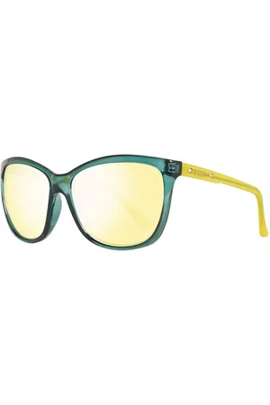 Guess Groene plastic zonnebril voor dames gu7308-60s18