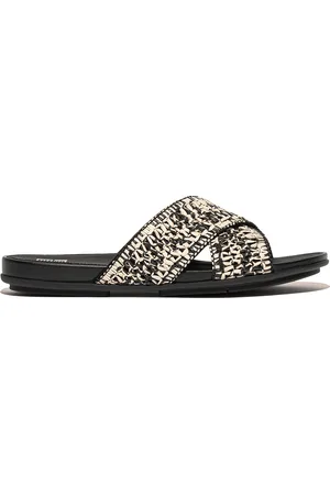 FitFlop Gracie woven cross slides