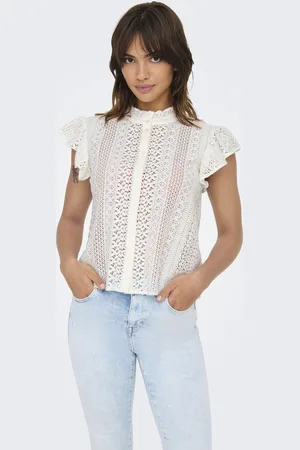 ONLY Onlgabina cap sleeve top wvn