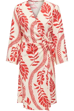 JACQUELINE DE YONG Pepper 7/8 wrap dress