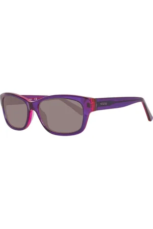 Guess Paarse plastic zonnebril voor dames