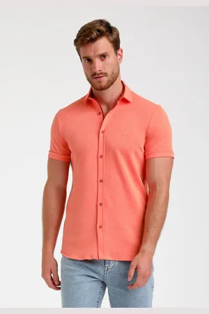 Gabbiano Heren overhemd 335532 4002 light coral