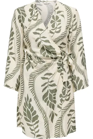 JACQUELINE DE YONG Pepper 7/8 wrap dress