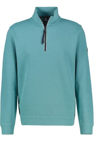 Lerros Heren truien & vesten sweaters 5209.32.0013 aqua