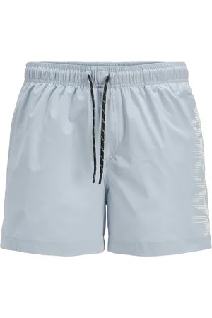 JACK & JONES Heren zwemshort jpstmaui jjswim splicelogo effen ijsblauw