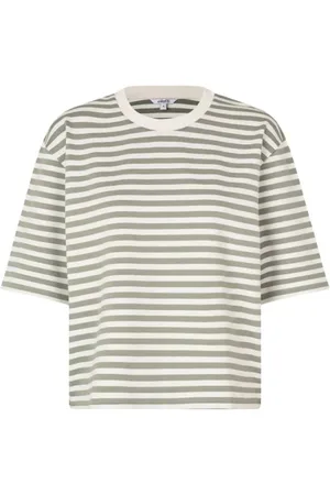 mbyM Emrys-m t-shirt green stripe