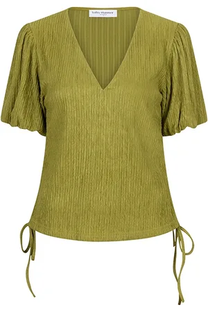 lofty manner Blouse km qc12 top celia 450 green