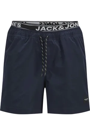 JACK & JONES Heren zwemshort jpstmaui jjswim double waistband donker