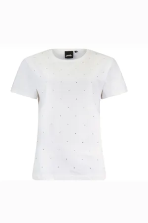 Poools Strass shirt 513175 offwhite
