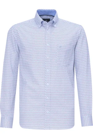 Campbell Classic casual overhemd met lange mouwen