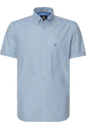 Campbell Classic casual overhemd met korte mouwen