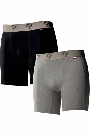 Q1905 Boxer 2-pack black / grey