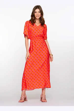 Geisha 57092-20 dress coral / pink