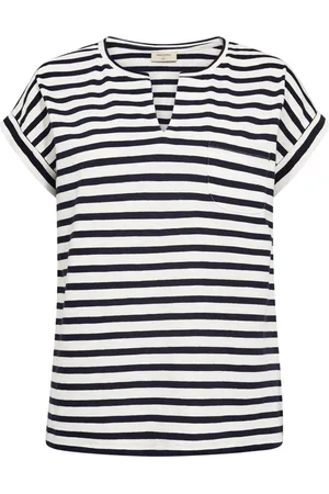 Freequent Fqviva tee 7102 white-navy r