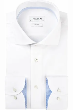 Profuomo Originale slim fit overhemd met lange mouwen