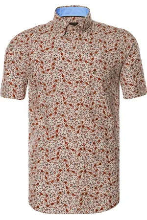 Campbell Classic casual overhemd met korte mouwen