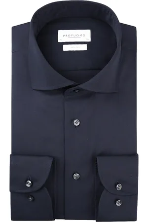 Profuomo Originale slim fit overhemd met lange mouwen