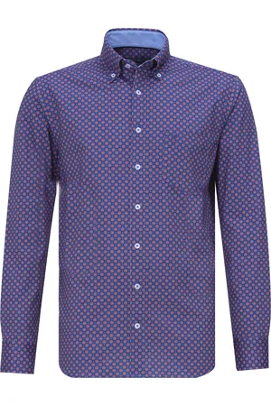 Campbell Classic casual overhemd met lange mouwen
