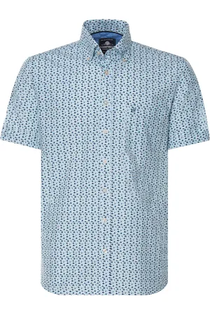 Campbell Classic casual overhemd met korte mouwen