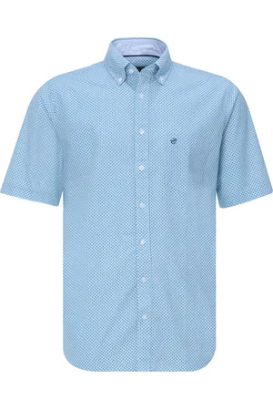Campbell Classic casual overhemd met korte mouwen