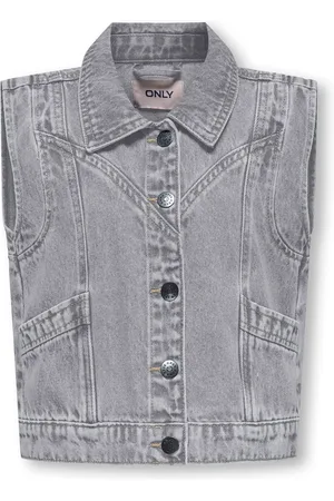 ONLY Zomer jeans gilet meisjes licht denim kogkennedy