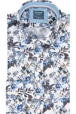 Olymp Casual modern fit casual overhemd met lange mouwen