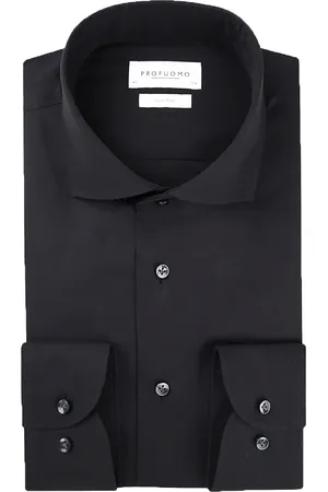 Profuomo Originale slim fit overhemd met lange mouwen