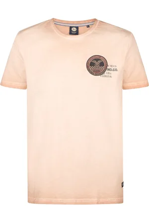 Petrol Industries Men t-shirt ss m-1050-tsr607 7143 sandal wood
