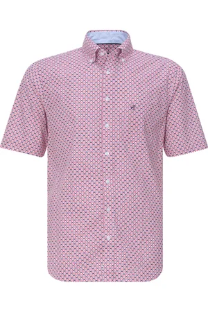 Campbell Classic casual overhemd met korte mouwen