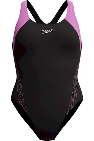 Speedo Eco h-boom splice racerb wedstrijd badpak dames combi