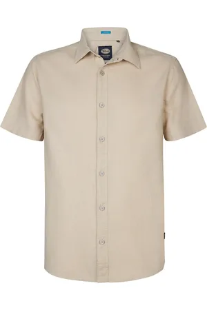Petrol Industries Men shirt short sleeve uni m-1050-sis414 7130 light tan