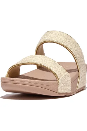 FitFlop Lulu shimmerweave slides