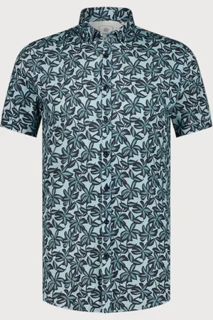 Blue Industry All-over print korte mouw overhemd |