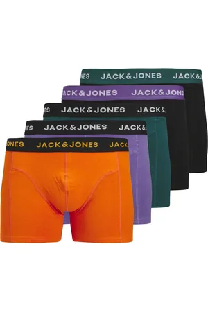 JACK & JONES Heren plus size boxershorts trunks jacben 5-pack color