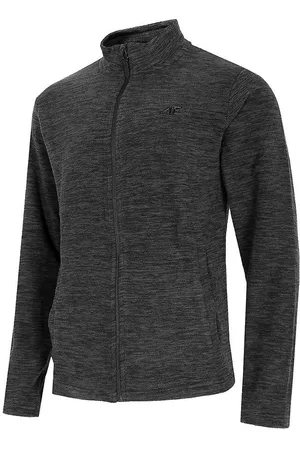 4F Heren melange fleece jas