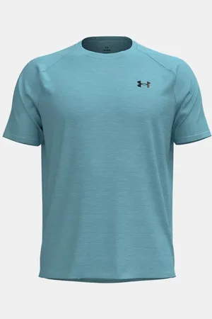 Under Armour Ua tech textured ss-blu training t-shirt korte mouw heren