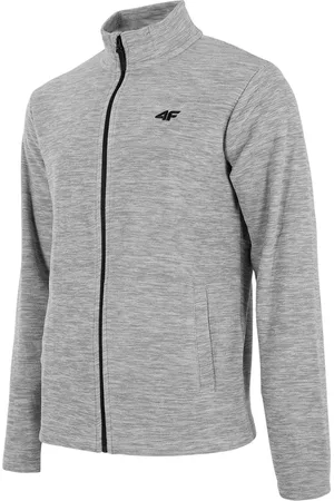 4F Heren melange fleece jas