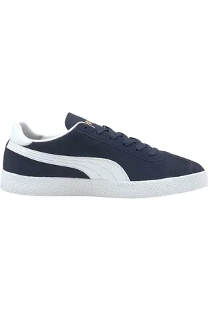 PUMA Heren club logo suede trainers