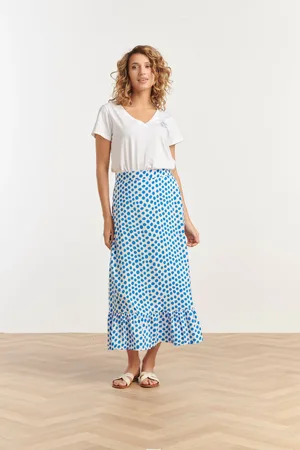 Smashed Lemon 25085 zomer maxi rok met polkadots |