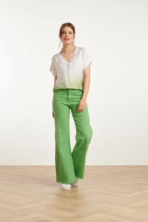 Smashed Lemon 25206 licht flared jeans |