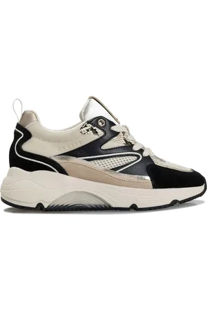 Cruyff Madina black brown lage sneakers dames