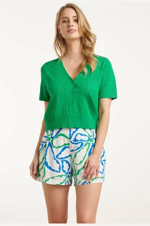 Smashed Lemon 25104 fel gebreid kort vest
