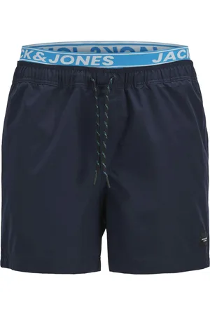 JACK & JONES Heren plus size zwemshort jpstmaui jjswim dubbele waistband